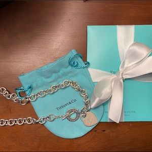 Tiffany Heart Tag Toggle Necklace